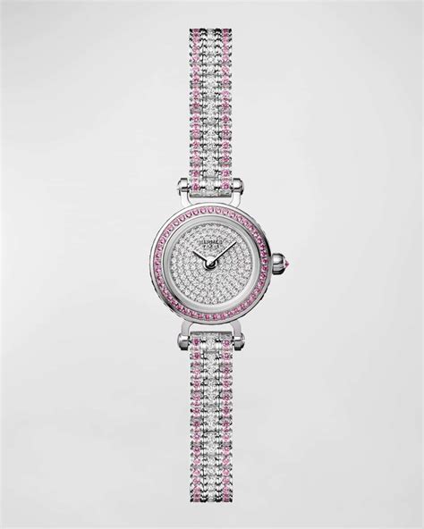 hermes faubourg joaillerie watch|Hermes watch diamond.